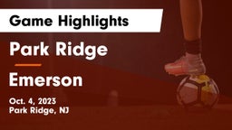 Park Ridge  vs Emerson  Game Highlights - Oct. 4, 2023