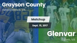 Matchup: Grayson County vs. Glenvar  2017