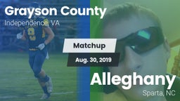 Matchup: Grayson County vs. Alleghany  2019