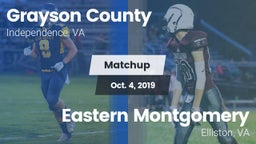 Matchup: Grayson County vs. Eastern Montgomery 2019