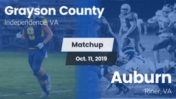 Matchup: Grayson County vs. Auburn  2019