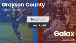 Matchup: Grayson County vs. Galax  2019