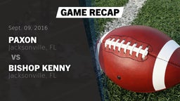 Recap: Paxon  vs. Bishop Kenny  2016