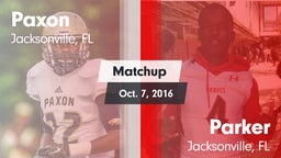 Matchup: Paxon vs. Parker  2016