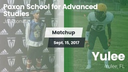 Matchup: Paxon School for vs. Yulee  2017