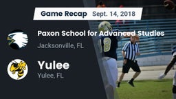 Recap: Paxon School for Advanced Studies vs. Yulee  2018
