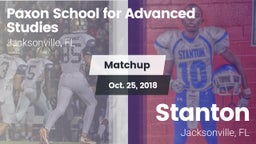 Matchup: Paxon School for vs. Stanton  2018