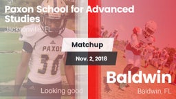 Matchup: Paxon School for vs. Baldwin  2018