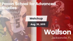 Matchup: Paxon School for vs. Wolfson  2019