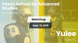 Matchup: Paxon School for vs. Yulee  2019