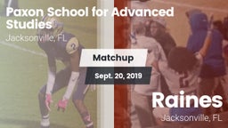 Matchup: Paxon School for vs. Raines  2019