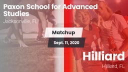 Matchup: Paxon School for vs. Hilliard  2020