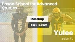 Matchup: Paxon School for vs. Yulee  2020
