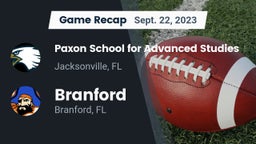 Recap: Paxon School for Advanced Studies vs. Branford  2023