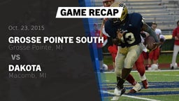 Recap: Grosse Pointe South  vs. Dakota  2015
