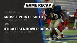 Recap: Grosse Pointe South  vs. Utica Eisenhower  Boosters 2015