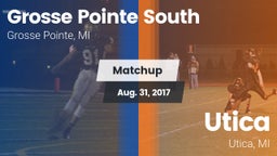 Matchup: Grosse Pointe South vs. Utica  2017