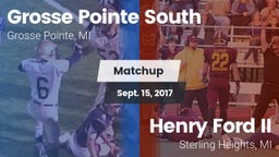 Matchup: Grosse Pointe South vs. Henry Ford II  2017