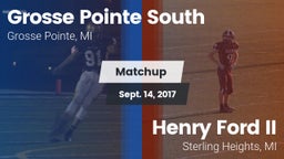Matchup: Grosse Pointe South vs. Henry Ford II  2016