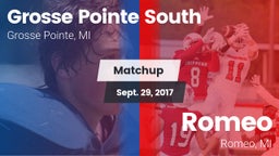 Matchup: Grosse Pointe South vs. Romeo  2017