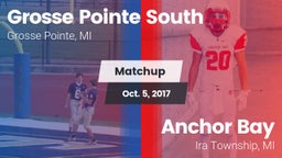 Matchup: Grosse Pointe South vs. Anchor Bay  2016