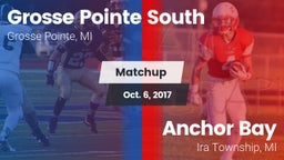 Matchup: Grosse Pointe South vs. Anchor Bay  2017