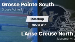 Matchup: Grosse Pointe South vs. L'Anse Creuse North  2016