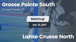Matchup: Grosse Pointe South vs. Lanse Cruese North 2017