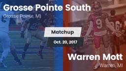 Matchup: Grosse Pointe South vs. Warren Mott  2017