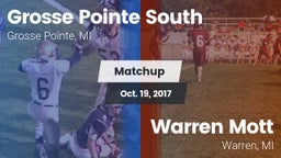 Matchup: Grosse Pointe South vs. Warren Mott  2016