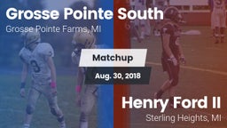Matchup: Grosse Pointe South vs. Henry Ford II  2018