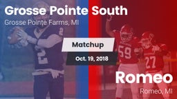 Matchup: Grosse Pointe South vs. Romeo  2018