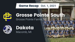 Recap: Grosse Pointe South  vs. Dakota  2021