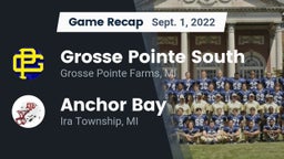 Recap: Grosse Pointe South  vs. Anchor Bay  2022