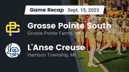 Recap: Grosse Pointe South  vs. L'Anse Creuse  2023