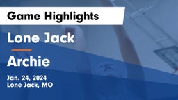 Lone Jack  vs Archie  Game Highlights - Jan. 24, 2024
