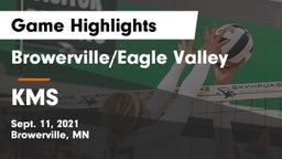 Browerville/Eagle Valley  vs KMS Game Highlights - Sept. 11, 2021