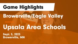 Browerville/Eagle Valley  vs Upsala Area Schools Game Highlights - Sept. 5, 2023
