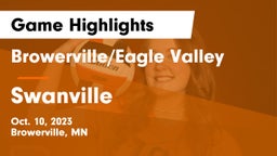 Browerville/Eagle Valley  vs Swanville  Game Highlights - Oct. 10, 2023