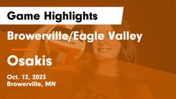 Browerville/Eagle Valley  vs Osakis  Game Highlights - Oct. 12, 2023