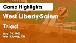 West Liberty-Salem  vs Triad  Game Highlights - Aug. 30, 2022