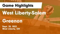 West Liberty-Salem  vs Greenon  Game Highlights - Sept. 20, 2022