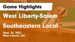 West Liberty-Salem  vs Southeastern Local  Game Highlights - Sept. 26, 2023