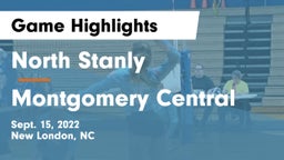 North Stanly  vs Montgomery Central  Game Highlights - Sept. 15, 2022