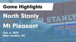 North Stanly  vs Mt Pleasant Game Highlights - Oct. 6, 2022