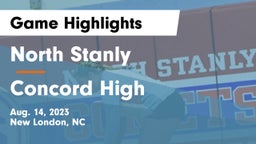 North Stanly  vs Concord High Game Highlights - Aug. 14, 2023