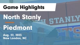 North Stanly  vs Piedmont  Game Highlights - Aug. 22, 2023