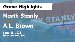North Stanly  vs A.L. Brown  Game Highlights - Sept. 18, 2023