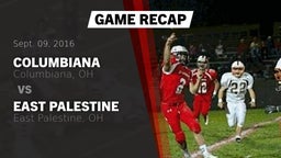 Recap: Columbiana  vs. East Palestine  2016