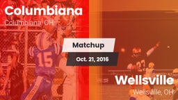 Matchup: Columbiana vs. Wellsville  2016